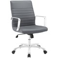East End Imports Finesse Mid Back Office Chair, Gray EEI-1534-GRY